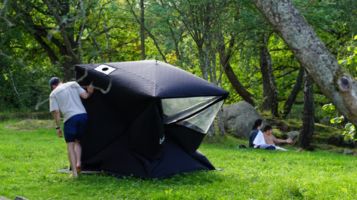 Hur lång tid tar det att sätta upp ett bastutält?