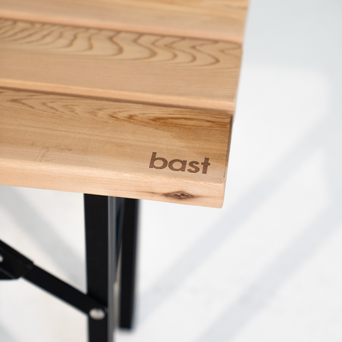 Bench in cedar wood, set of 2 